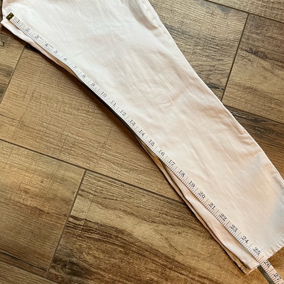 Lucky Brand Lolita Distressed Cropped Capri White Denim Jeans - Picture 13 of 13